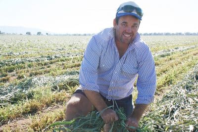 Paspayley Pastoral agronomist and cropping manager Andrew McFadyen, on Kurrajong Park near Coolah,