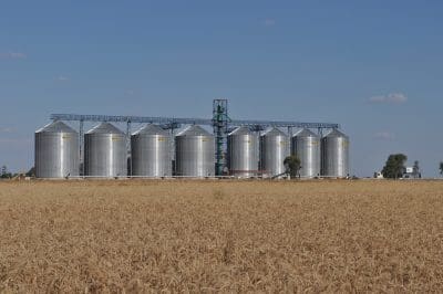 Grain moving equipment and silos are in big demand this year.