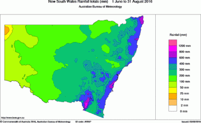 NSW rainfall June 1-August 31. Source: BOM