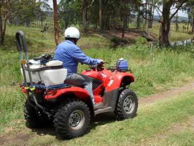 Rebates are offered from tomorrow for Victorian farmers purchasing operator protection devices (OPDs) for their quad bikes. A similar rebate scheme is already operating in NSW.