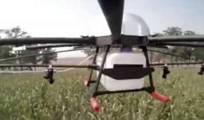 Queensland farmers now have the option to use drones for crop spraying.