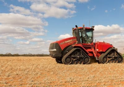 The Case IH Steiger 600 Quadtrac tractor.