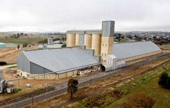 Truck drivers delivering grain to local silo complexes are urged to take extra care.