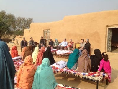 The ACIAR pulse project team includes three members who have both agronomy and social science skills to effectively engage with women farmers in Pakistan. At the initial meetings the farming women were very willing to share their experiences and explain the constraints to their pulse crop production. 