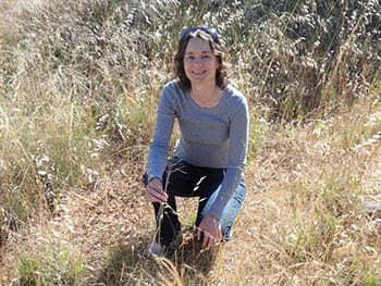 DAFWA researcher Dr Catherine Borger is surveying summer weeds along roadsides and fence lines in WA to ascertain species presence, density and herbicide resistance status as part of a national GRDC-funded research project. Photo: Dave Nicholson, DAFWA
