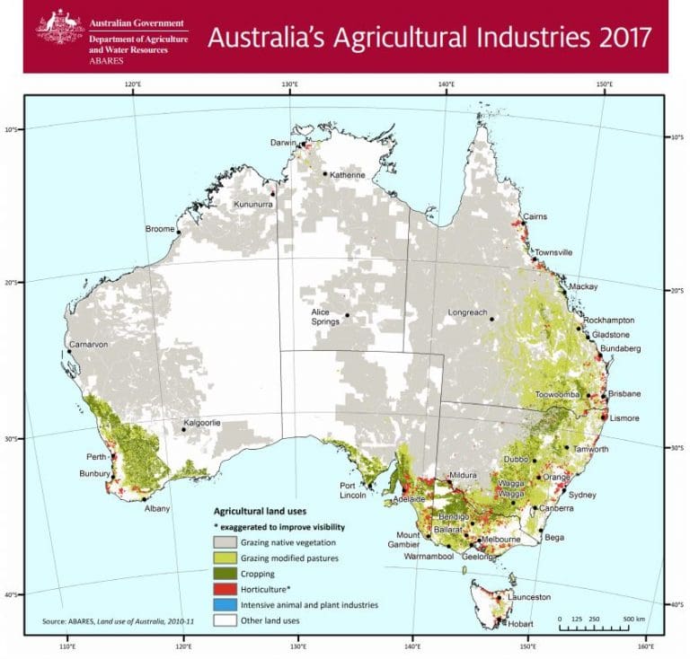 Australia’s agriculture map reveals record production in 201617 Grain Central