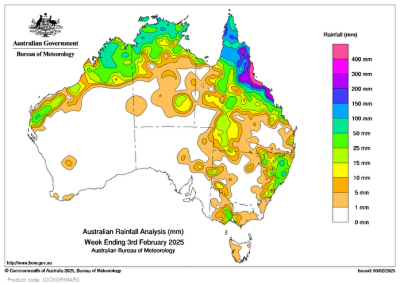 Weekly rainfall update 4 February 2025 + outlook - Grain Central