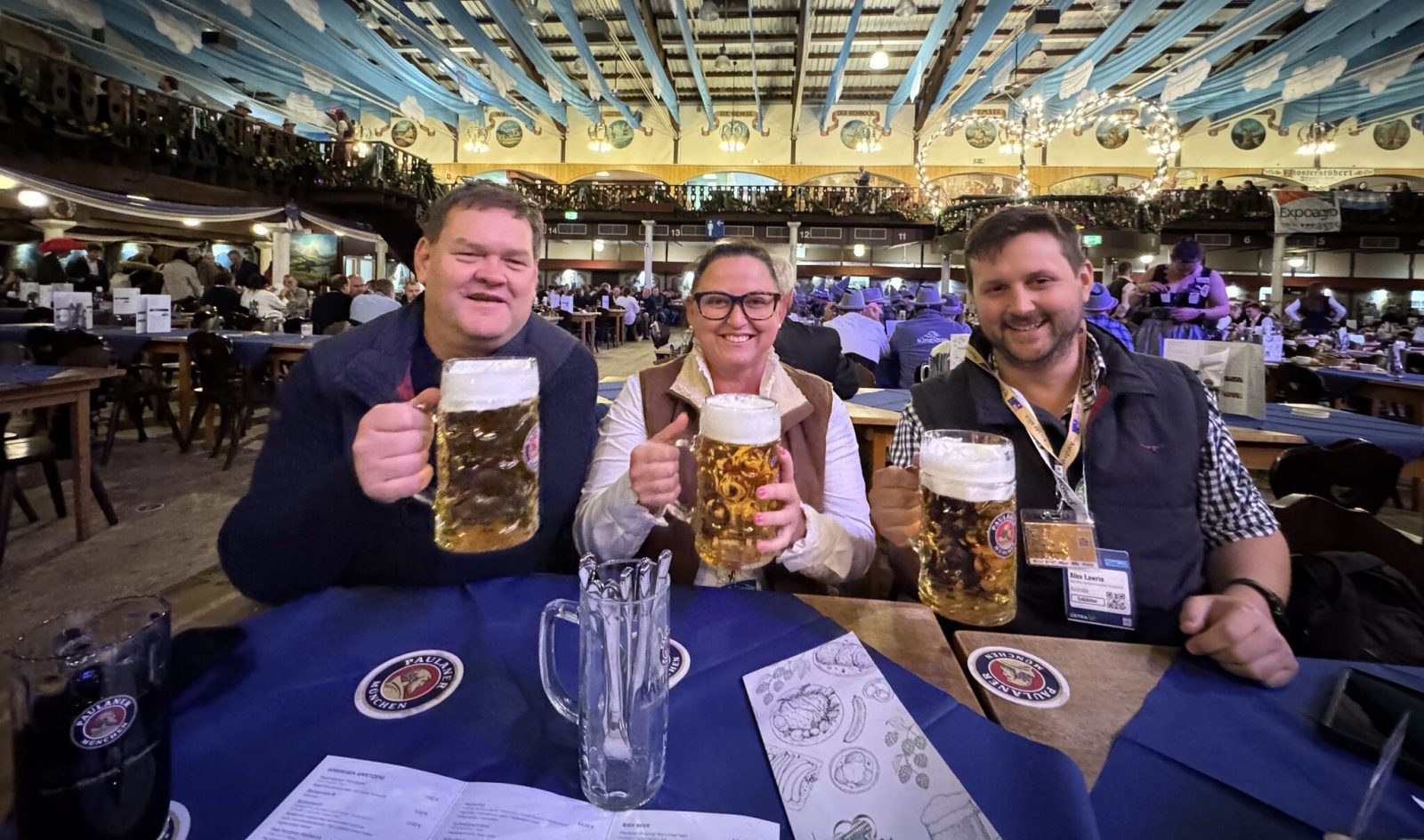 Andrew Bate, Meg? and ? at Agritechnica.